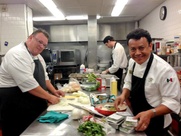 Chris Shepherd, Hugo Ortega James Beard finalists in the kitchen May 2013