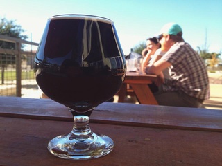 Black Star Co-op brewery pub Austin restaurant beer patio 2015