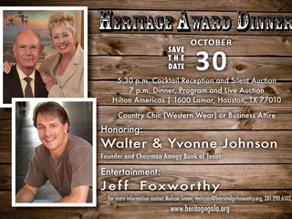 Heritage Award Dinner benefiting Boys and Girls Country