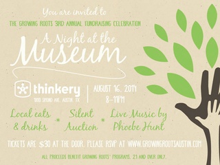 Growing Roots Night at the Museum fundraiser event