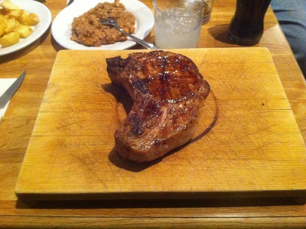 steak, La Casa del Cabello, December 2012