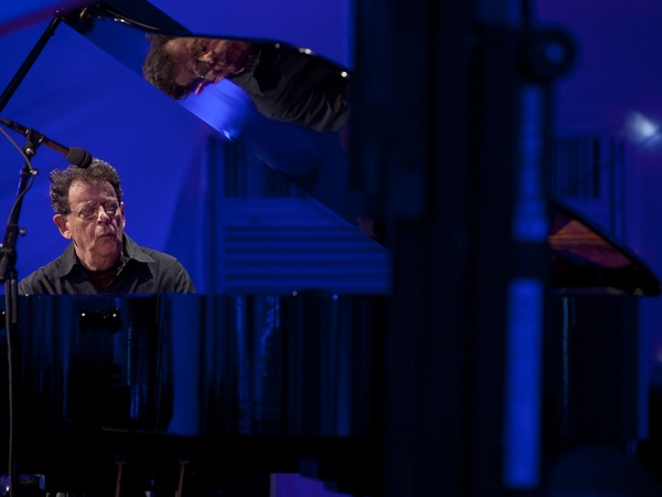 Philip Glass concert, December 2012, piano, reflection, The Menil