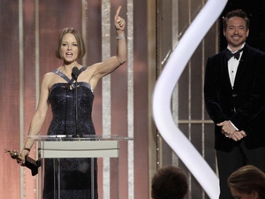 Jodie Foster, 70th Golden Globes, Robert Downey Jr.