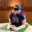 J.J. Watt, wedding cake, February 2013
