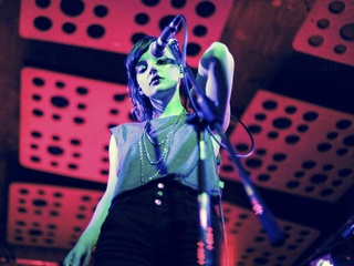 Chvrches playing live