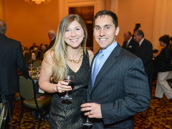 R.C. Slocum dinner, March 2013, Holly Campagna, Nic Campagna