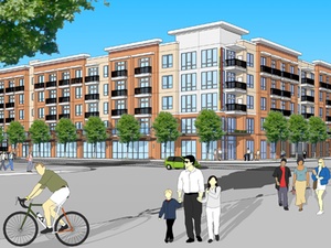 Broadstone, Midtown, mid-rise, rendering, January 2013