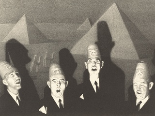 Visions of America: Grant Wood - Shrine Quartet