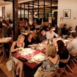 Dinner Crowd at Triniti Restaurant