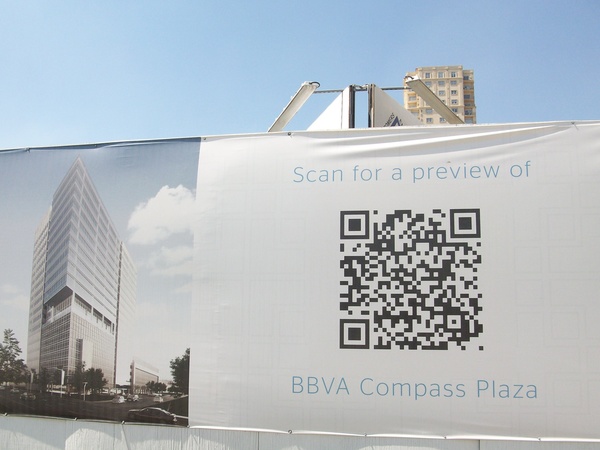 Ralph, BBVA Compass building on Post Oak, September 2012, construction