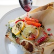 Daily fish roasted in parchment paper