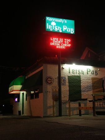 Places-Drinks-Kenneally's Irish Pub-exterior-night-1