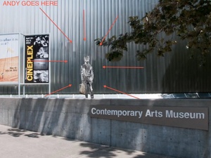 CAMH, Bring Andy to Houston, campaign, sculpture