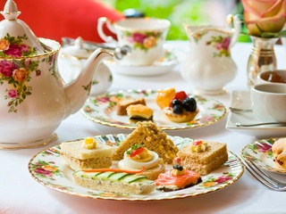 afternoon tea, Hotel Granduca, August 2012, tea service