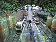 DART Mockingbird Station, train, rail
