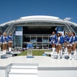 Dallas Cowboys cheerleaders at Cowboys Stadium in Arlington