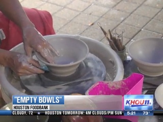 Empty Bowls Houston Food Bank CultureMap Moment ceramics
