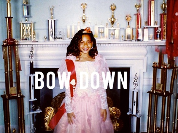 Beyonce, Bow Down, little girl, trophies