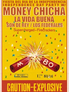 poster for Empire Control Room's Explosive Fiesta del dia de independencia
