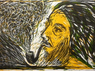 Serbian printmaker Slobodan Radojkovic