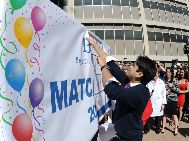 7561, Baylor College of Medicine, Match Day, March 2013