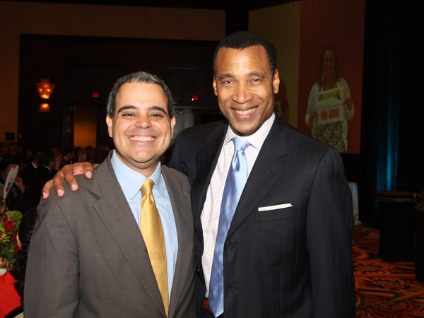 Neighborhood Centers Heart of Gold luncheon, February 2013, David Chaumette, Len Cannon