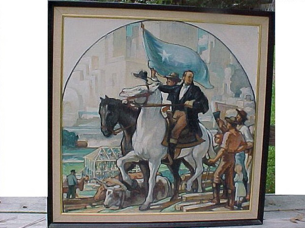 News_Missing mural_photo of painting_Sam Houston