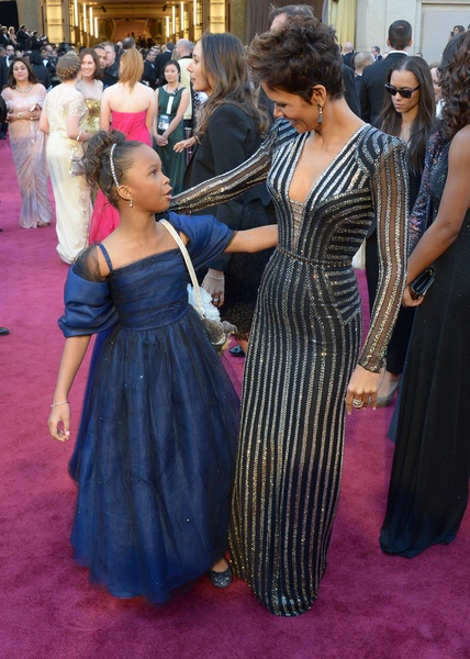 Halle Berry, Quvenzhane Wallis, Academy Awards, February 2013