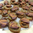Wedding food trends, February 2013, Filet Canapés with Housemade Boursin, Caramelized Onions and Red Pepper Aioli, from A La Carte Catering & Events