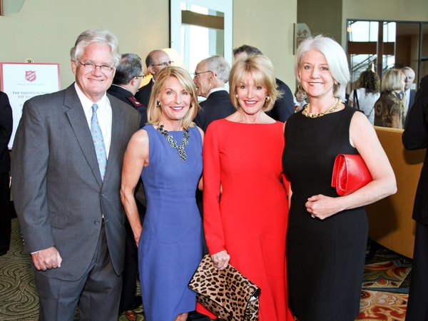 Salvation Army luncheon, November 2012, Downing Mears, Lisa Mosbacher Mears, Kathi Mosbacher Wheeler, Lynn Wilson