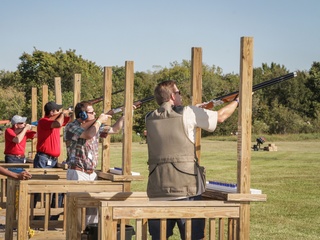 Trees for Houston Sporting Clays Randall Walker, Benito Guerrier, Joe Esh, David Carter