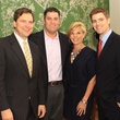 Spring Spirit Baseball event, February 2013, Steve Schwarzbach, Lance Berkman, Angela Schwarzbach, Steve Schwarzbach Jr.