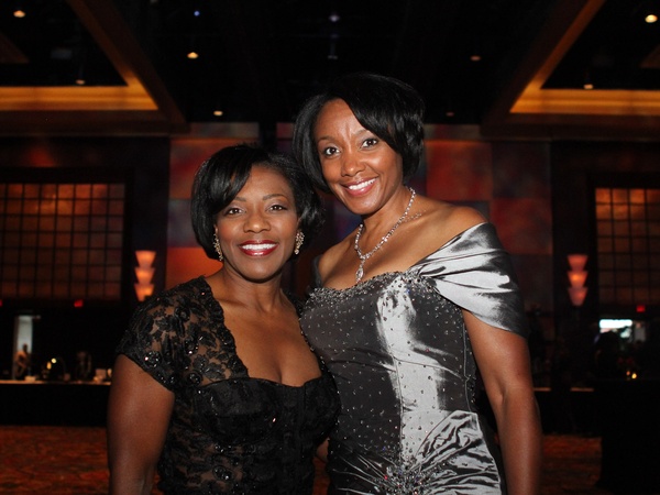 Ensemble Theatre gala, August 2012, Alaina King-Benford, Cynthia Phillips