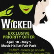 Wicked pre-sale 2012
