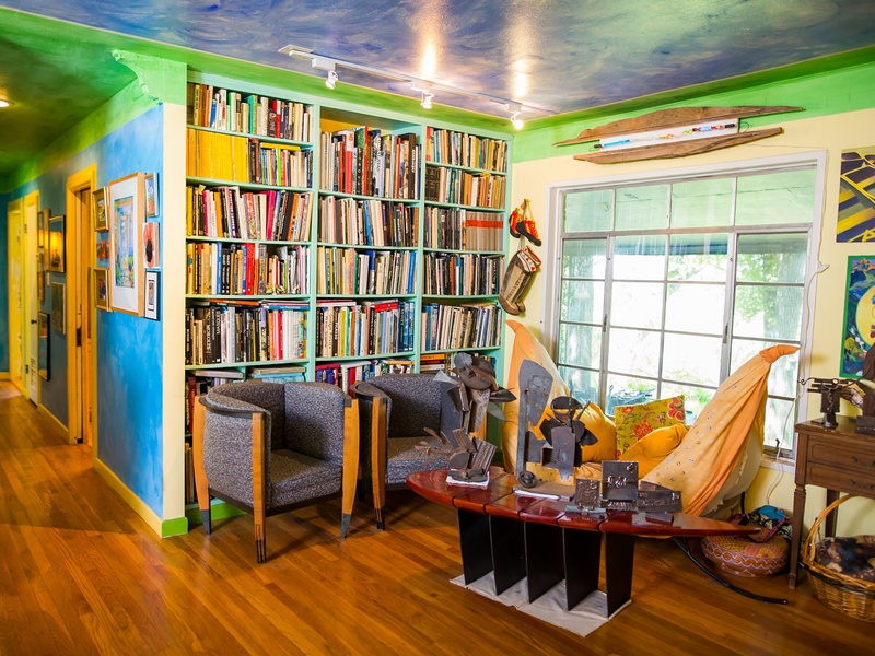 Austin Weird Homes Tour 2017 Barton Hills Art Oasis