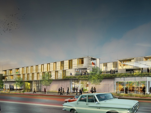 Sneak A K At The New South Congress Hotel Opening This Summer South Congress Hotel Exterior