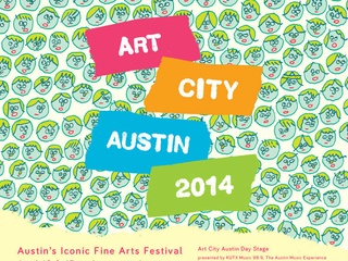 poster for 2014 Art City Austin festival
