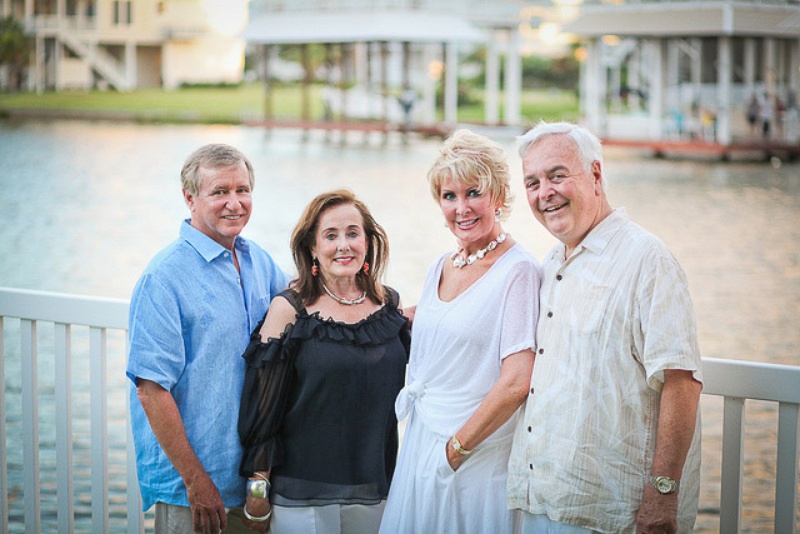 News_Scoop_Jess Tutor_Betty Tutor_Mary Ann Wilkins_Robert Wilkins_Hosts of the Galveston! The Musical _Locals Launch party on Galveston Island_Photo by Morris Malakoff