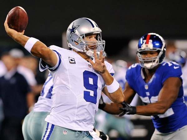 Tony Romo of the Dallas Cowboys