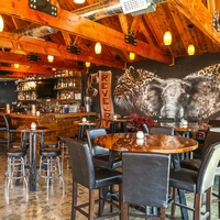 Revelry Kitchen + Bar interior art Jorge Palomarez