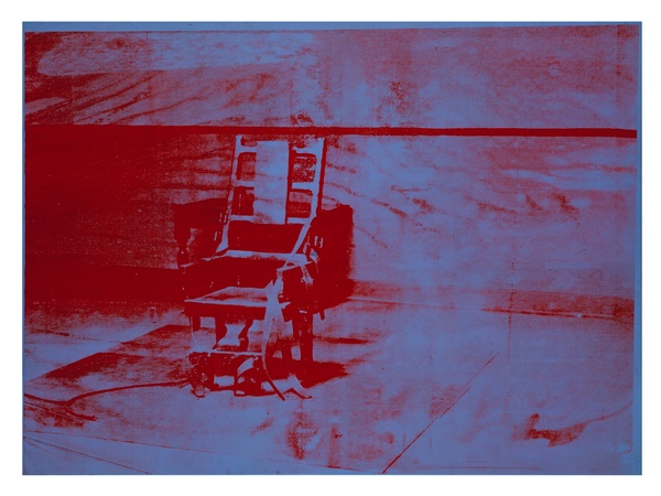 The Menil, Silence, July 2012, Warhol, Big Electric Chair