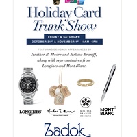 Holiday Shopping Card Trunk Show