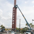 Alabama Theater Construction, Fixing Sign, June 2012