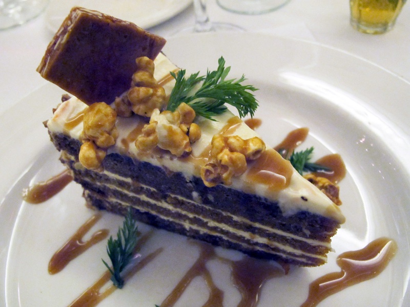  James Beard dinner, Brennan's, September 2012, cake
