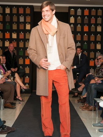 Neiman Marcus, men's event, Matthew Singer, September 2012, model, runway