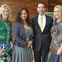 003, Texas Medal of Arts luncheon, January 2013, Kelli Blanton, Debbie Allen, Jim Nelson, Marita Fairbanks