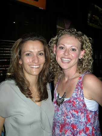 Bayou Buddies mixer, June 2012, Kirsten Lees, Amanda Lyons