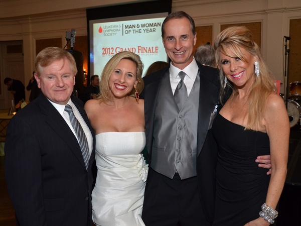 Leukemia Man and Women of Year finale, June 2012, Ed Sullivan, Tracy Orolin, Harry Faulkner, Ronna Lynn Pangarakis