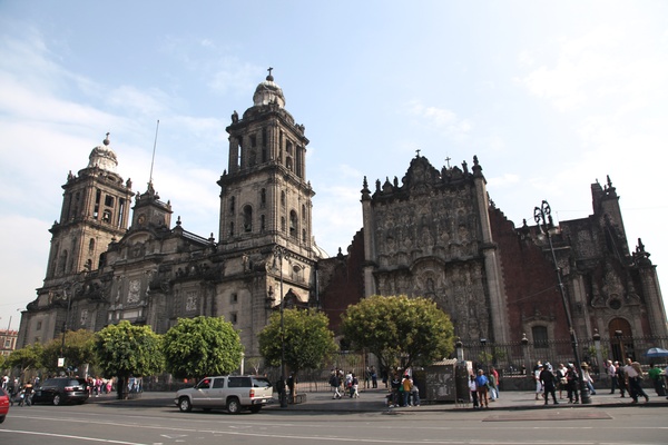 Catedral Metropolitana, Zocalo, Mexico City, July 2012