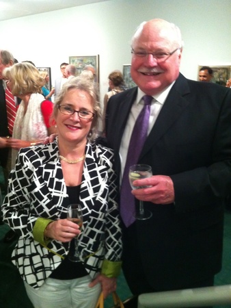 Texas Music Festival, opening reception, June 2012, Lucie Robert, David Ashley White